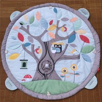 Clearance American S-card tail single Green Forest Owl game blanket baby crawling mat mat picnic mat