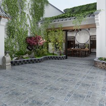 Chinese courtyard floor tile Villa outdoor garden courtyard outdoor terrace balcony sun room non-slip antifreeze tile tile
