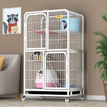 Cat cage with toilet One-piece cat cage Cat villa home indoor three-story with toilet Large free space cat