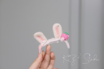 K2Z STUDIO handmade pet manual heavy industry rabbit hair hoop hair accessory marzis Yorkshire
