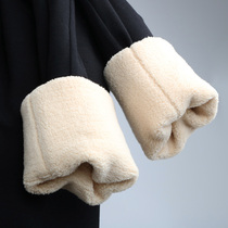 Riprescribe Flannel Thickened Outwear Underpants Special Thick Goat Suede Warm Pants Woman High Waist Plus Suede Pants Black Pants Cotton Pants