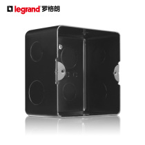 Legrand 110 type ground plug-in bottom box universal concealed ground wire box ground socket bottom box metal cloth box