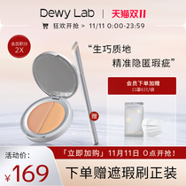 Dewy Lab two-color concealer plate moisturizes dark circles to cover spots acne sensitive muscle face official