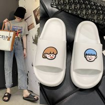 Sports style slippers fashionable and comfortable summer wear soft bottom home personality men and women couples with thick bottom