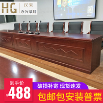 Podium podium conference room leader speech trial table training platform bar meeting table and chair combination