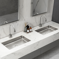 Steel pasture rectangular stainless steel basin wash basin toilet embedded washbasin wash basin sink