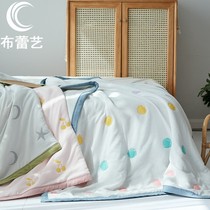 Ten layers of thick cotton gauze towel is spring and autumn summer air-conditioning blanket childrens quilt kindergarten nap blanket