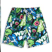 Effenteng beach pants men quick dry seaside holiday flower shorts large size loose Tide brand Sao Qi hot spring pants men