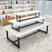 Supermarket Zhongdao shelf pile head cosmetics display cabinet clothing store shoes display rack promotion table three-story running water table