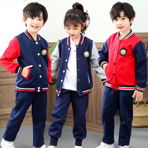 Kindergarten garden clothes spring and autumn school uniforms for primary school uniforms for children grade six English style three sets of winter