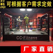Boxing ring Sanda fighting competition training boxing ring custom angle iron integrated free floor home Villa
