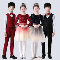 61 Childrens Choral Performance to Serve Boys Girls Big Choir Host Elementary School Students Recite Dance Performance Costumes