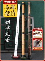 Purple bamboo cave flute professional high-grade cave flute beginner zero basic flute musical instrument short Xiao ancient style eight holes GF tone