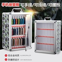 Mobile phone small storage box cabinet portable office wall cabinet can be small mobile conference room locker storage