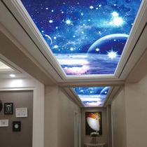 Starry sky ceiling decoration Acrylic translucent board Corridor aisle ceiling translucent stone entrance Art ceiling glass