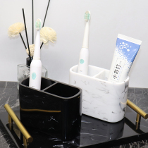 Creative toothbrush shelf Wooden Comb Racks Toothpaste Cylinder Wash Toiletries Multifunctional containing toilet Toothbrush Box Hotel