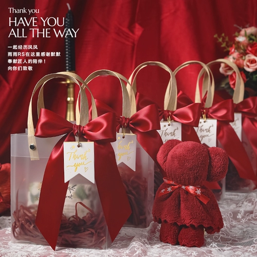 Прозрачная портативная сумка, подарочная коробка, изысканный стиль, подарок на день рождения, для подружки невесты