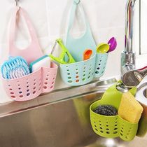 1 4 sink plastic drain basket storage hanging basket kitchen small goods kitchenware storage rack storage rack storage rack drain rack