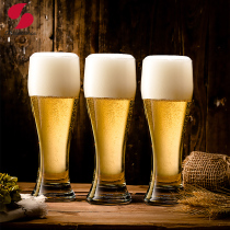 Pasha Pasha glass beer cup large large capacity juice cup transparent creative wheat beer cup wine cup
