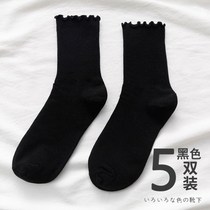 With shoes socks women wear the alignment of the white shoes alignment of the uniforms of the socks long long Jane in summer and autumn