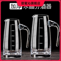 Sweet Qin thick glass liquor dispenser Hulk home small Zhu wine wine decanter restaurant