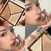 Li Jiaqi recommends high-gloss repair plate blush three-color one-piece powder Matte nose shadow brightening shadow glitter three-dimensional