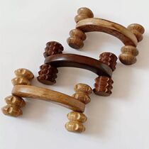 Chicken wing wood massager Two-wheel four-wheel massage wheel roller Lunar Rover Wooden leg back full body massage