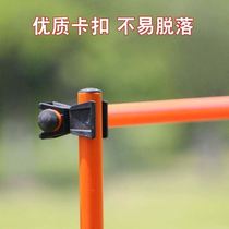 The pole slips over the practice game high jump movement training can adjust the aircraft model high and low hurdle track and field lifting height