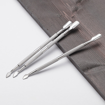 A stainless steel pressing stick stick stick correction aid can be used to remove the positive nail paste.