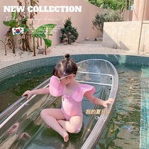 Fairy girls 2021 summer new fairy INS flying sleeve one-piece swimsuit female treasure backless hot spring seaside swimsuit