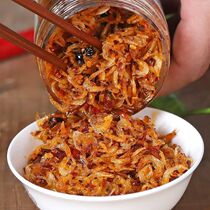 Spicy shrimp food seafood dressing Hunan specialty small shrimp sauce shrimp snack canned 280g