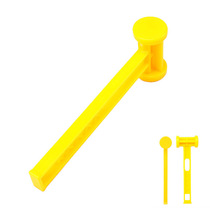 Outdoor Mountaineering Camping Multifunctional Ground Nail Hammer Pulling Hammer Lightweight Portable PE Hammer Plastic Hammer