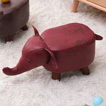 Sister Xiangs Love Home Day home textile appliances at one oclock this afternoon?? Jiayi solid wood cartoon animal Elephant Stool