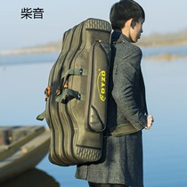 Special price pole bag big belly fishing gear bag 1 2 meters three layer four layer fishing bag sea fishing bag throwing Rod bag shoulder thickening