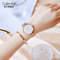 colevkie small CK watch ladies summer 2021 New light luxury official brand couple ultra-thin women watch