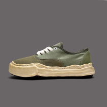 Ink green DXAE small dirty shoes Trigen Kangyu Day series Sail Cloth Shoes Dissolution Shoes Mmy Yu Wenle Make Old Board Shoes Man