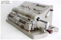 German original Fifties Brunsviga Twin antique machinery metal hand calculator genuine
