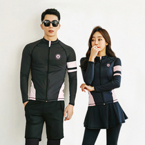 Hengle Peak Korean diving suit zipper split long-sleeved trousers swimsuit sunscreen quick-drying couple male and female jellyfish