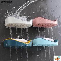 Fat house box punch-free paste soap box is strong and unscented and strong on the wall soap box soap rack
