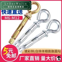 Galvanized sheeps eye expansion ring hook expansion pull explosion band inner expansion M6 5 M8 M10