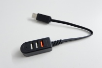 Suitable for USB on-board extenders multifunction readable U disc car Universal charger Motor usb splitter