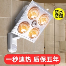 Heating lights home bedroom toilet lights with Bath bully portable movable rain bully toilet free of installation and punching