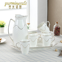 purminerals High - Cold - Value Ceramic Tea Cup Cold kettle Hospitally Resistant High - Temperature Cup Household Water Set