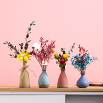 Morandi Mini small vase ins Wind coffee table table desktop living room flower arrangement dried flower ornaments home furnishings