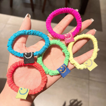 South Korea Dongdaemun trend gathering ground candy color wrinkled fashion temperament high elastic net Red Girl headwear hair accessories