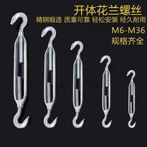 Galvanized Qingdao open body flower orchid screw flower orchid Bolt tensioner open wire rope retractor national standard
