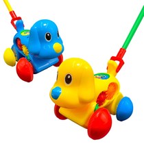 Children push push MUSIC PUSH toy Baby WALKER CAR PLANE OUTDOOR toy pusher Dog with sound