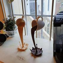 Floating Spilling Coffee Cup Sculpture Kitchen Decoration Sp