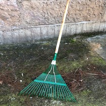  22-tooth grass rake steel wire large rake debris deciduous rake ripper rake garden gardening tools lawn special