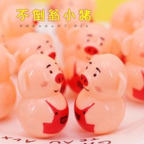 Mini Piggy Tumbler Cartoon Piggy Tumbler Mini Puzzle Desktop Childrens Toys Kindergarten Activity Gift